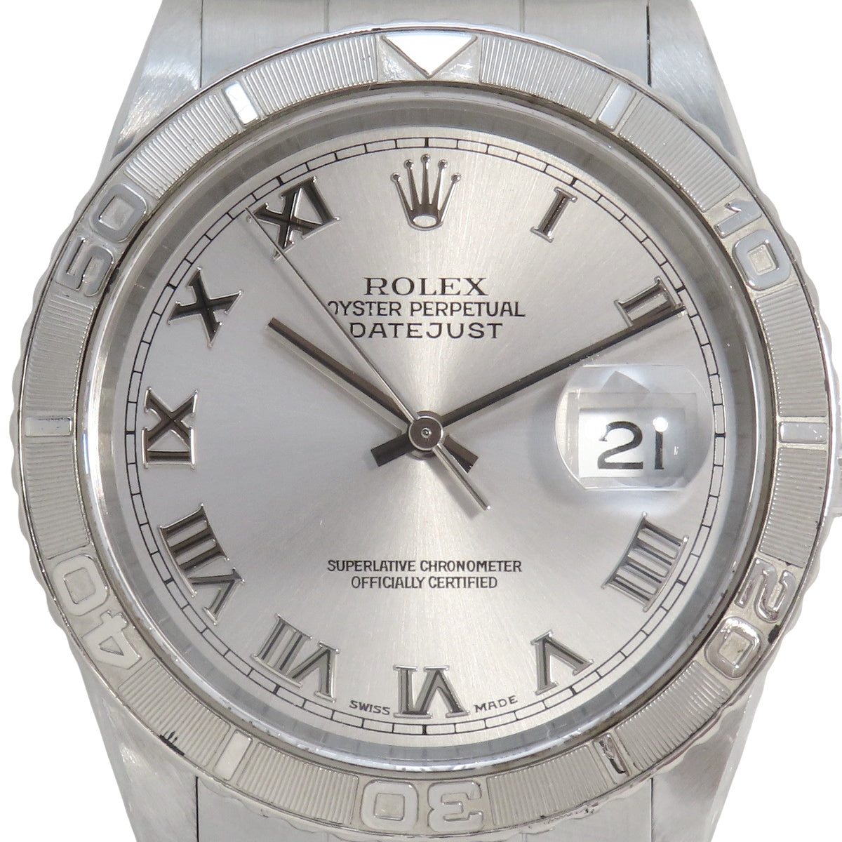 Datejust Thunderbird 16264 Y编号 白金/精钢自动腕表