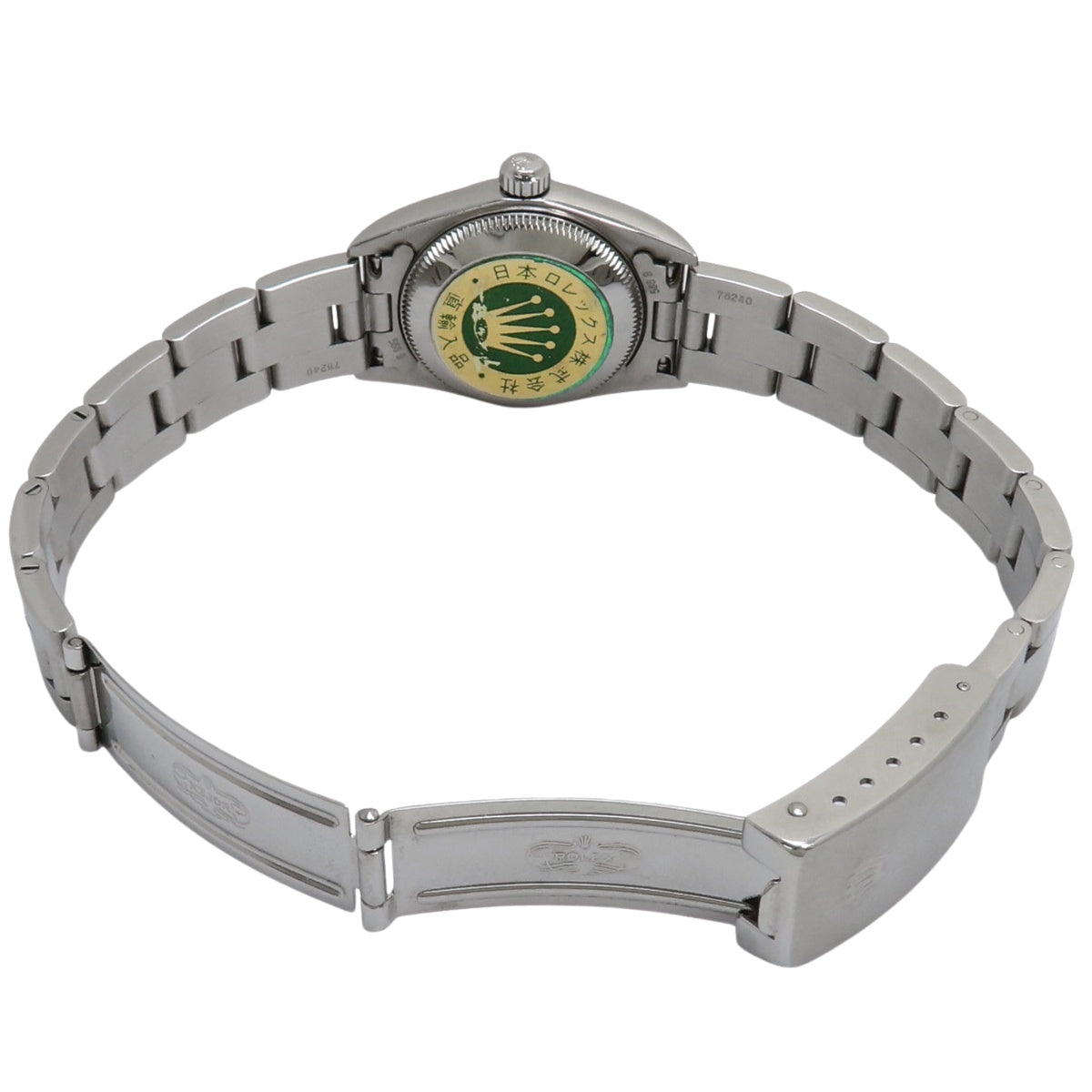 76080 蚝式恒动型 不锈钢 K字头 自动上链 藏青色