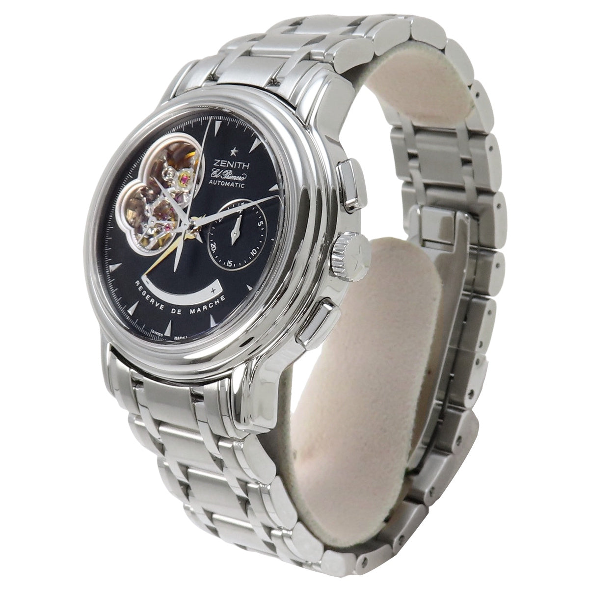 【附保修卡】03.0240.4021 Chronomaster T Open SS 自动上链 黑色