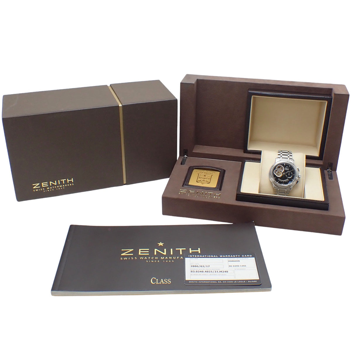 【附保修卡】03.0240.4021 Chronomaster T Open SS 自动上链 黑色