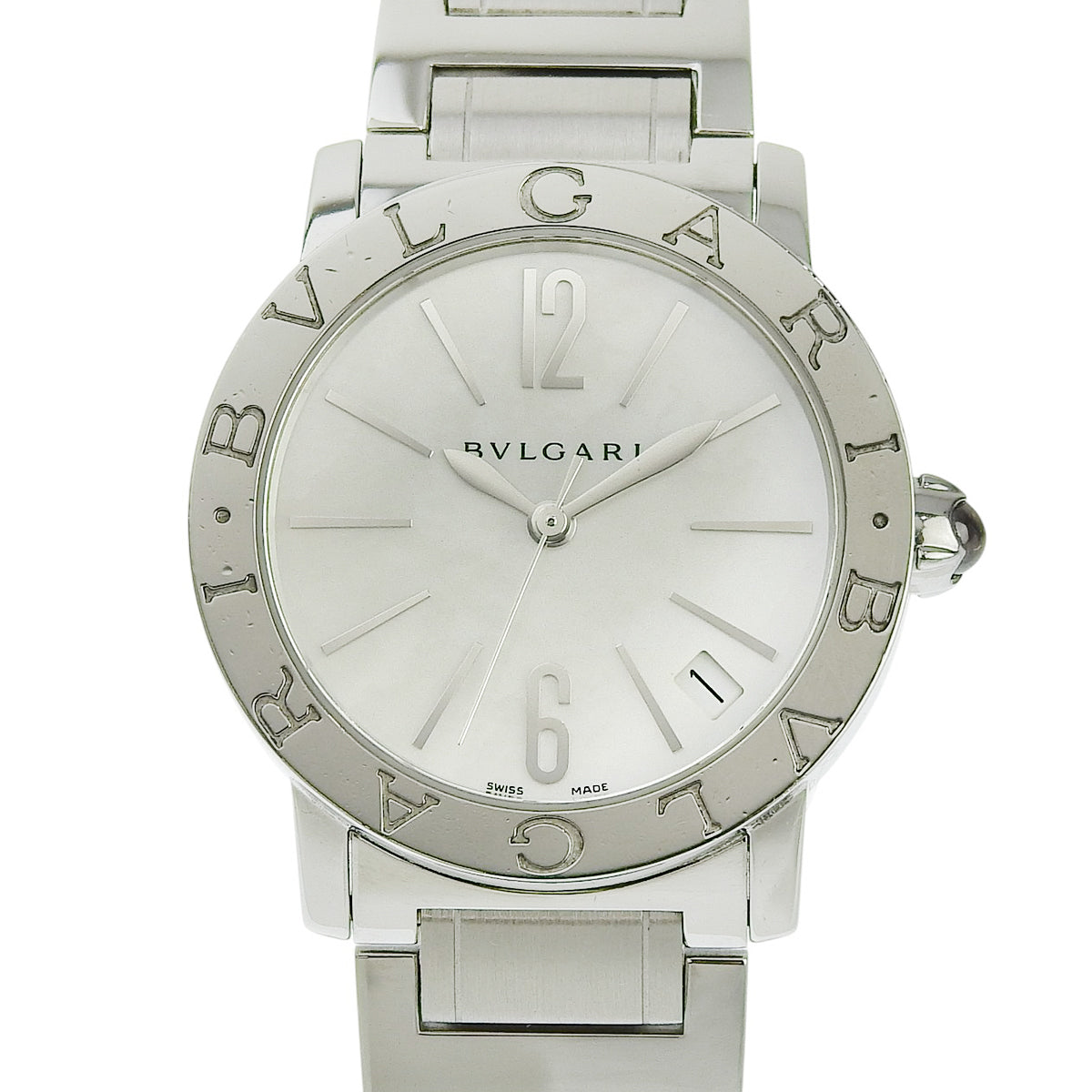 Bvlgari Bvlgari BBL33S Stainless Steel White Shell Dial White Automatic Boys' Watch