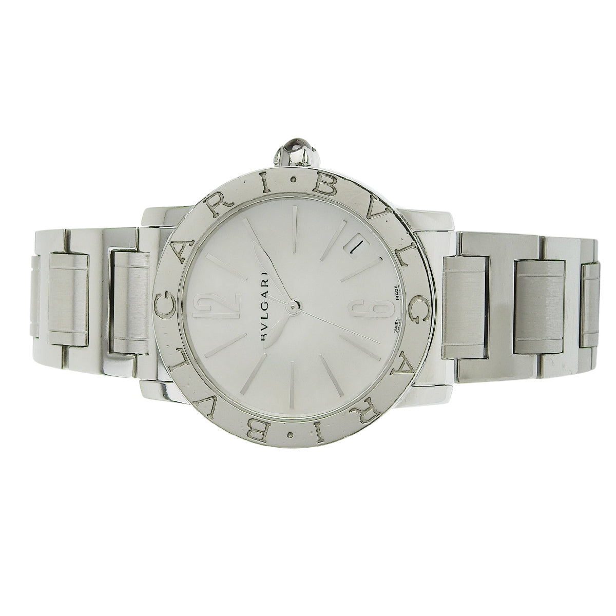 Bvlgari Bvlgari BBL33S Stainless Steel White Shell Dial White Automatic Boys' Watch