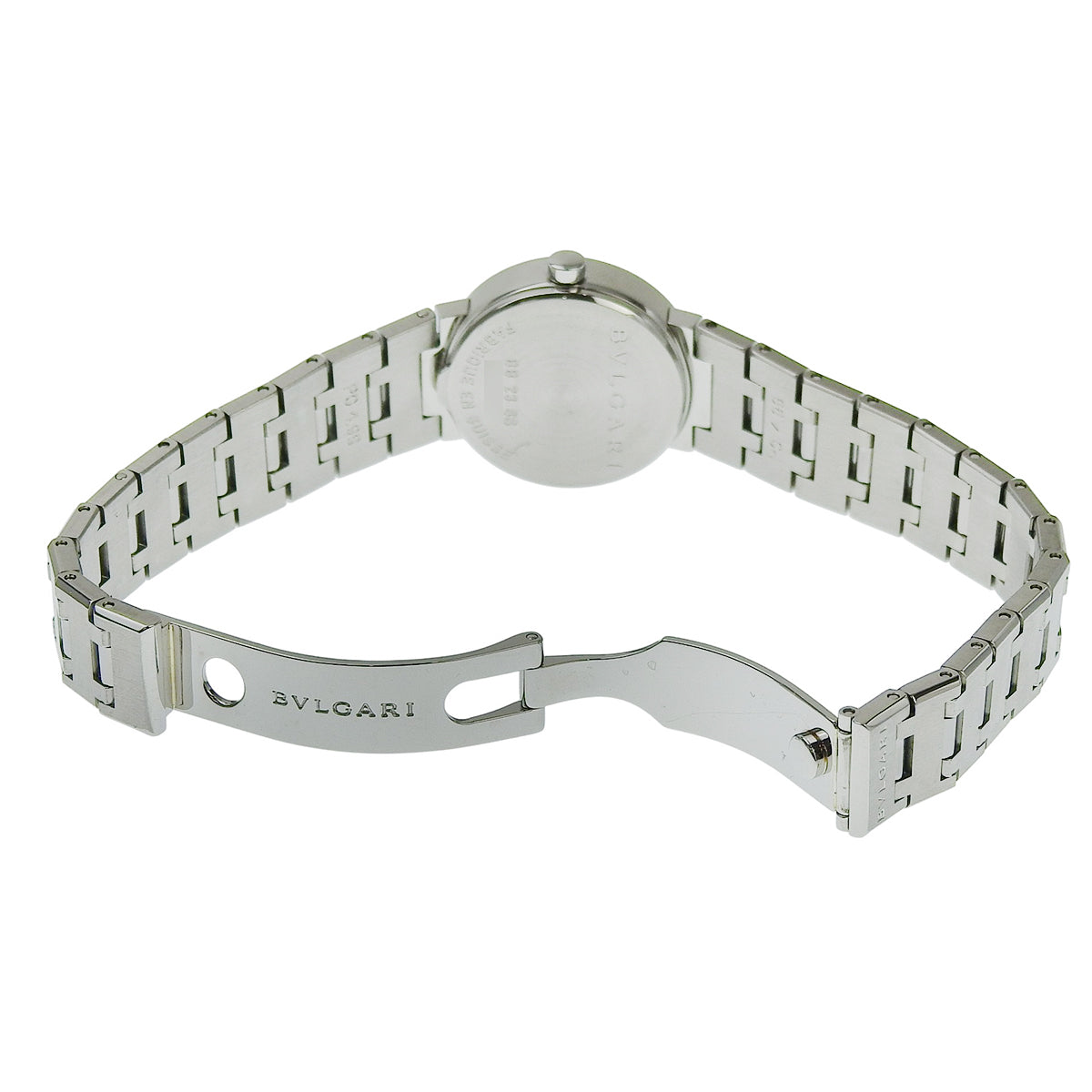 ブルガリブルガリ BB23SS SS ブラック クオーツ レディース