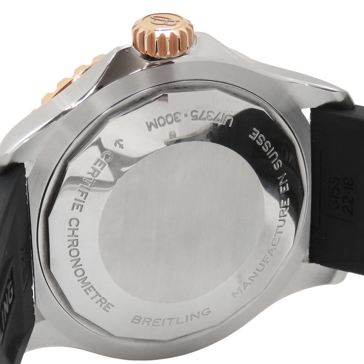 Superocean 42 U17375/U17375211B1S PG/SS/橡胶自动男士腕表