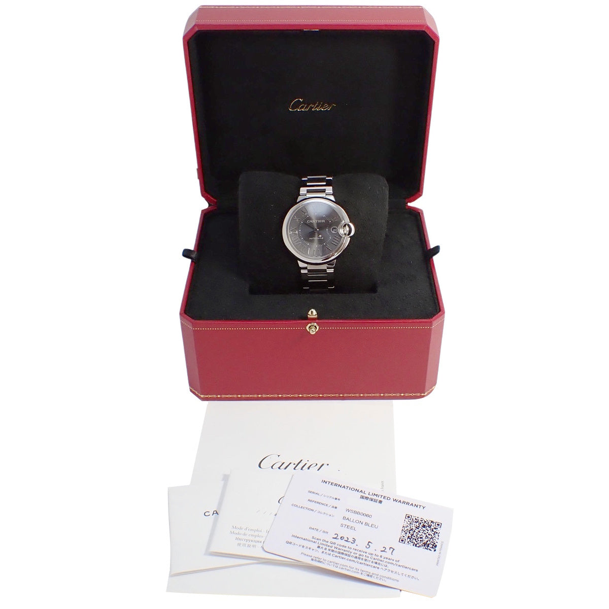 Ballon Bleu 40 WSBB0060 SS 灰色 自动