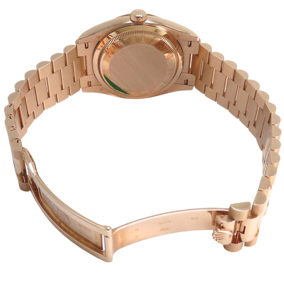 128235 日期显示型腕表 PG 随机编号 自动上链 深棕色 艾森基塞尔 指针带钻