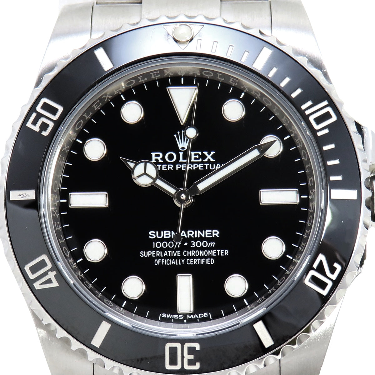 Submariner 114060 SS Random Number Black Automatic Men's
