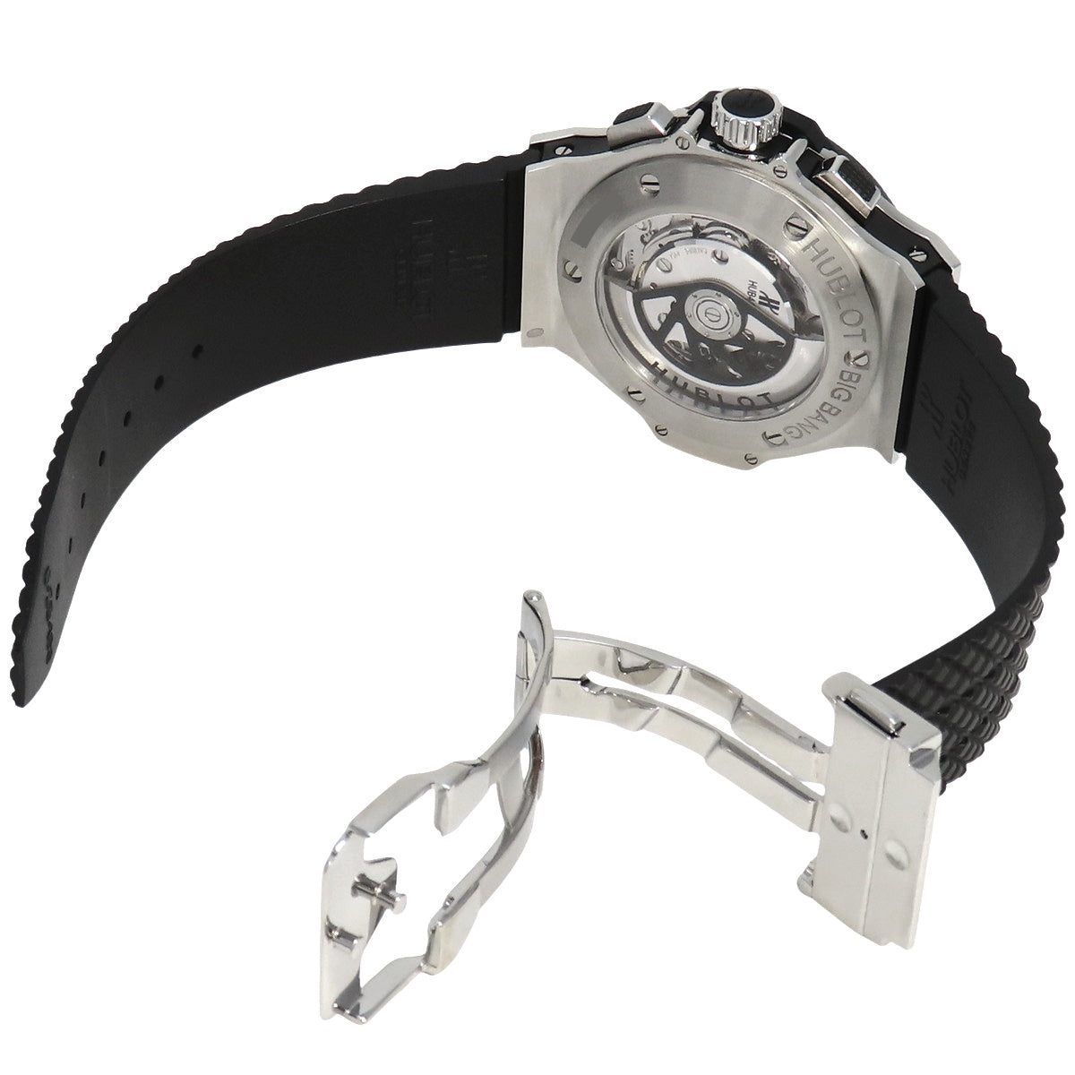 ビッグ・バン 301.SB.131.RX SS/CE/ラバー ブラック 自動巻き メンズ