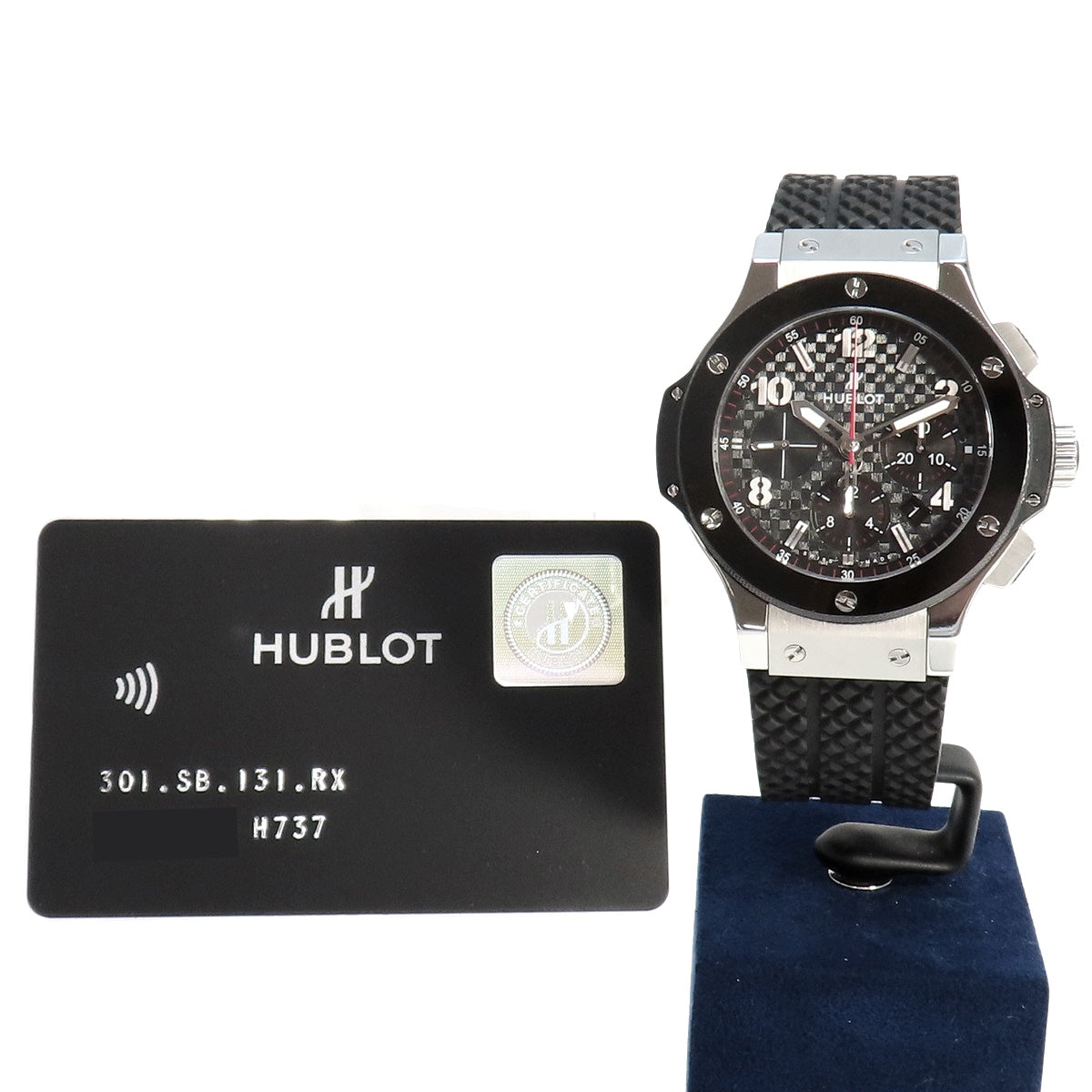 ビッグ・バン 301.SB.131.RX SS/CE/ラバー ブラック 自動巻き メンズ