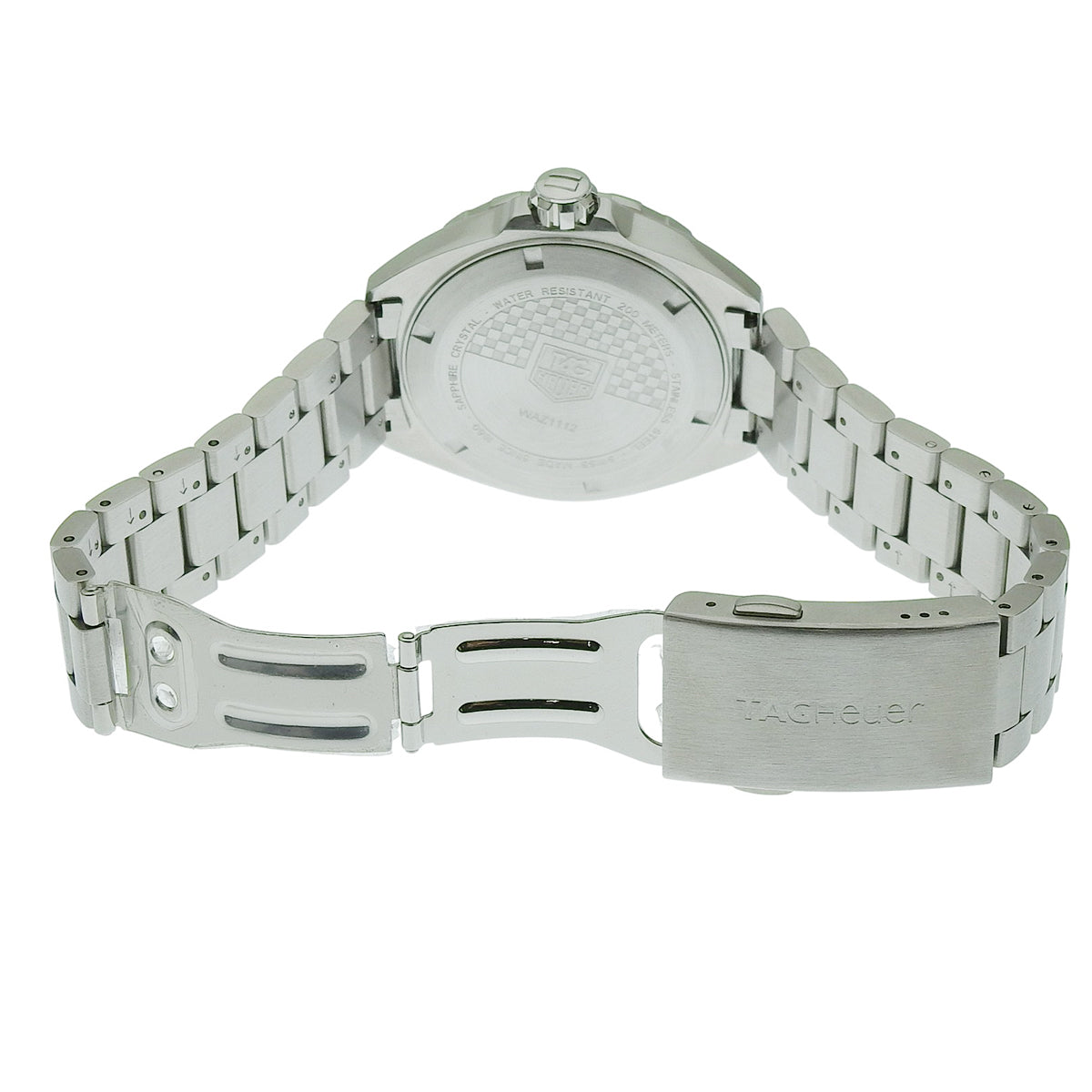 Formula 1 Date WAZ1112.BA0875 SS Black Quartz Men's