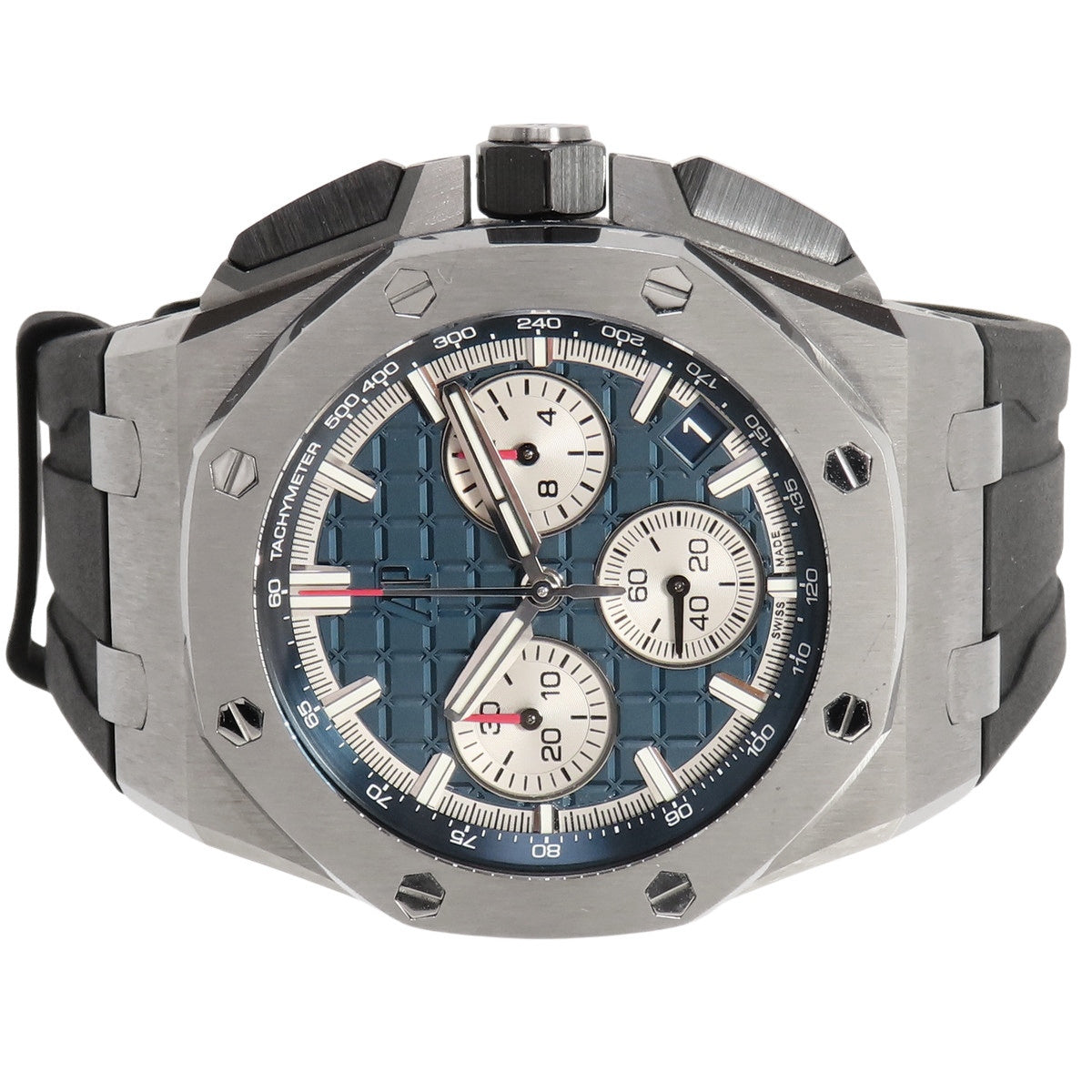 Royal Oak Offshore Chronograph 26420TI.OO.A027CA.01 TI/Rubber Blue Automatic Men's Watch