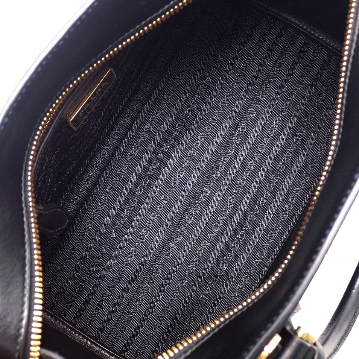 2WAY ハンドバッグ サフィアーノ カーフ NERO ネロ 1BA164