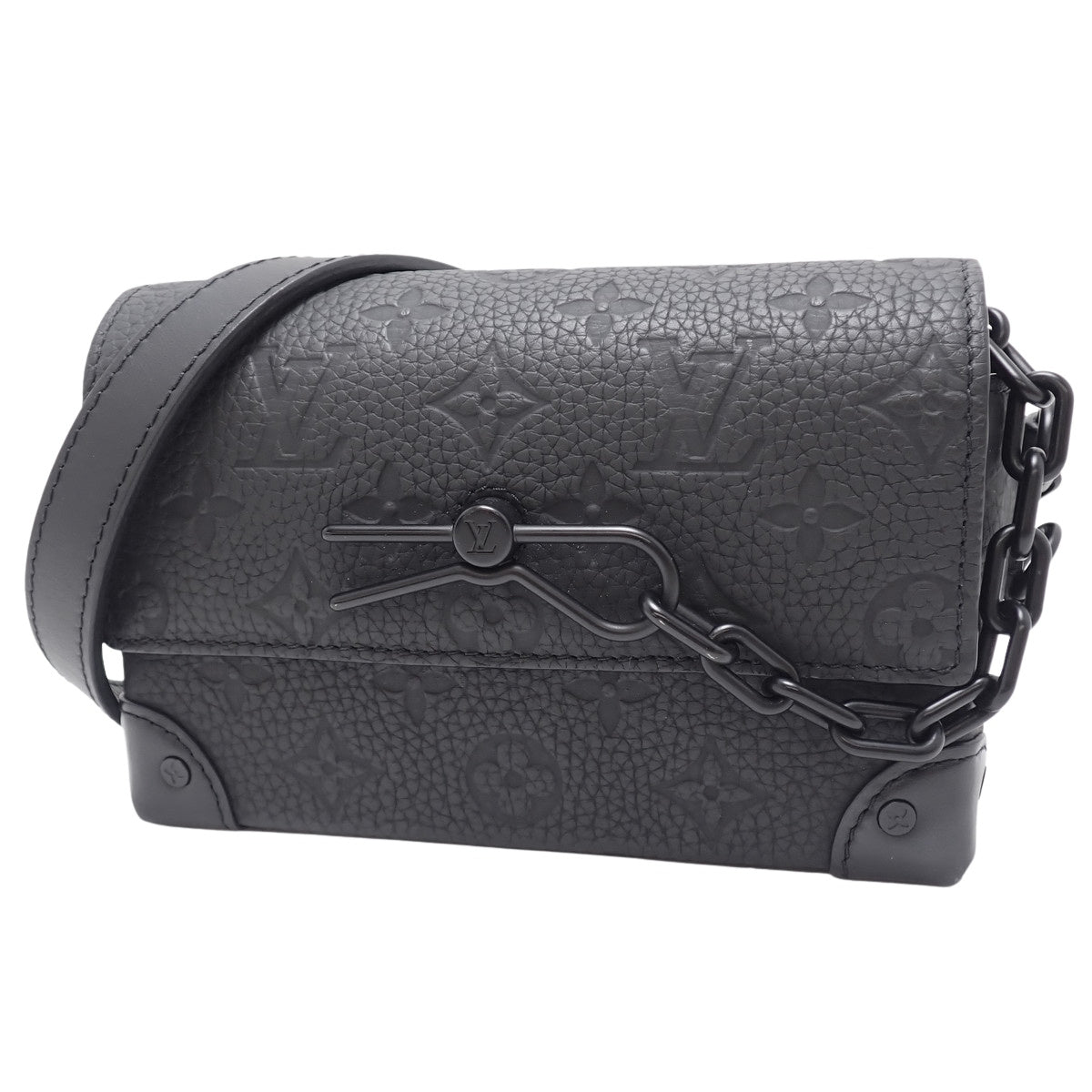 Monogram Trilogy Steamer Wearable Wallet, Trilogy Leather, Black, M81746