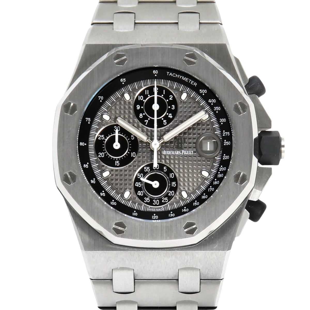 26238TI.OO.2000TI.01 皇家橡树离岸型钛金属自动上链灰色计时码表