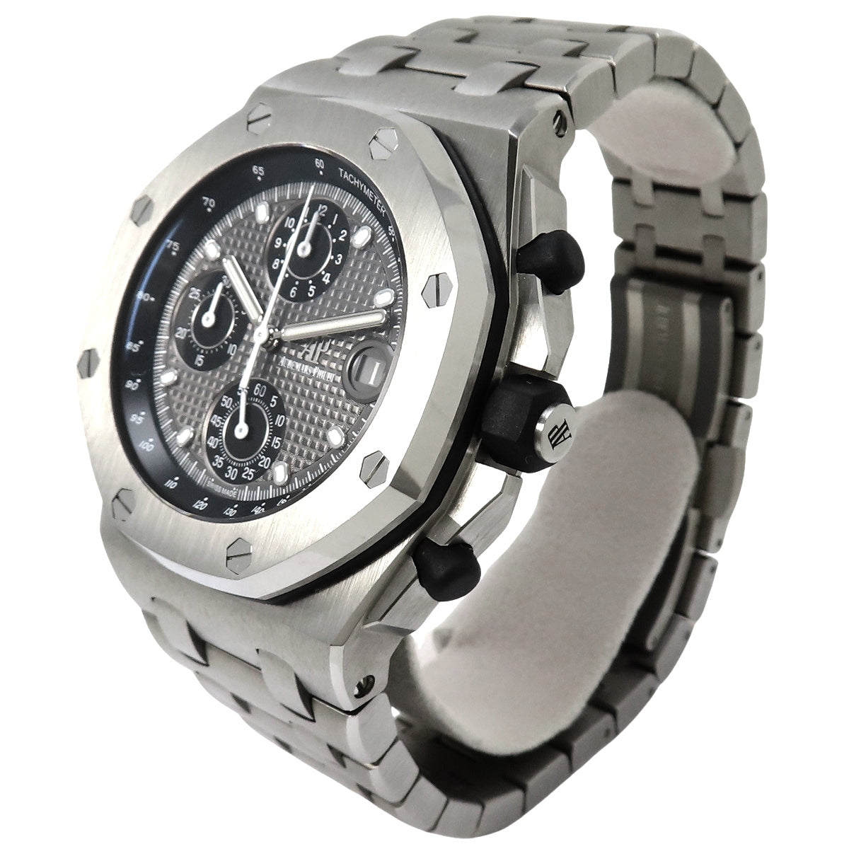 26238TI.OO.2000TI.01 皇家橡树离岸型钛金属自动上链灰色计时码表