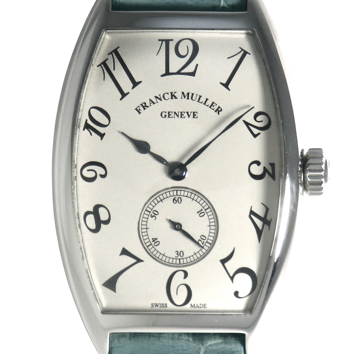 Tono Curvex 25th Anniversary 2851 S6 LTD Stainless Steel/Leather White Manual Winding Men's