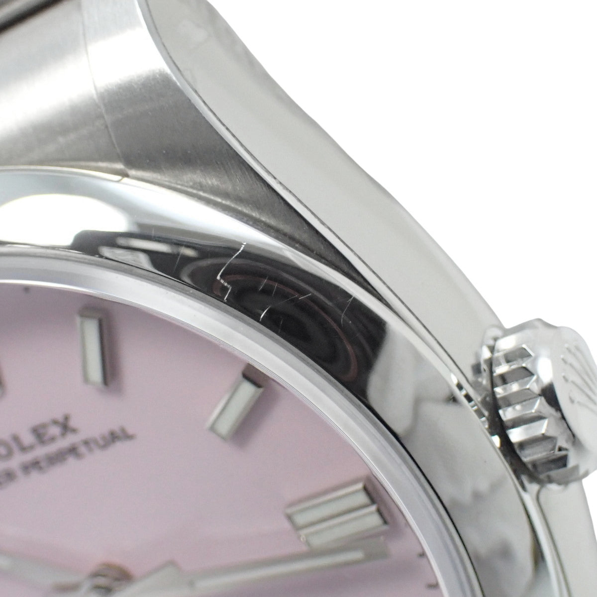 126000 Oyster Perpetual 36 SS, random serial number, automatic winding, pink, candy pink.