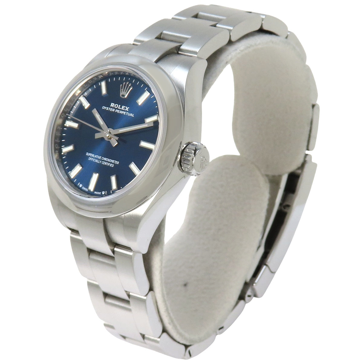 276200 蚝式恒动28型 不锈钢 随机编号 自动上链 蓝色