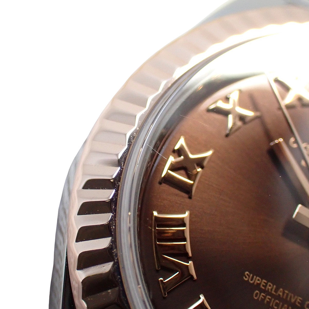 デイトジャスト28 279171 PG/SS チョコレートローマ 自動巻き