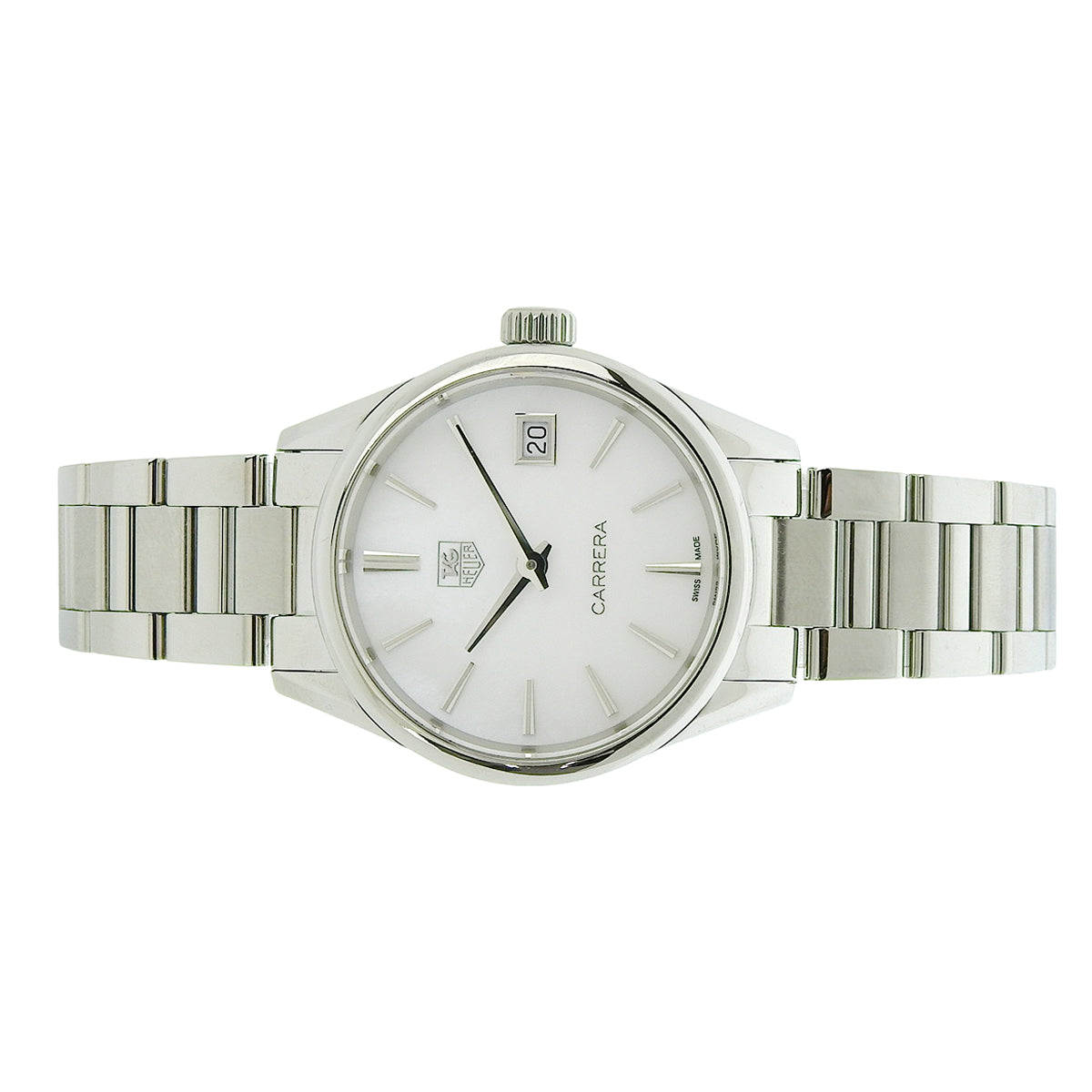 カレラ WAR1311.BA0778 シェル文字盤 ホワイト クオーツ レディース