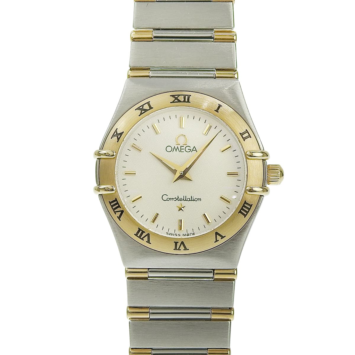コンステレーション 1372.30.00 YG/SS ホワイト クオーツ レディース