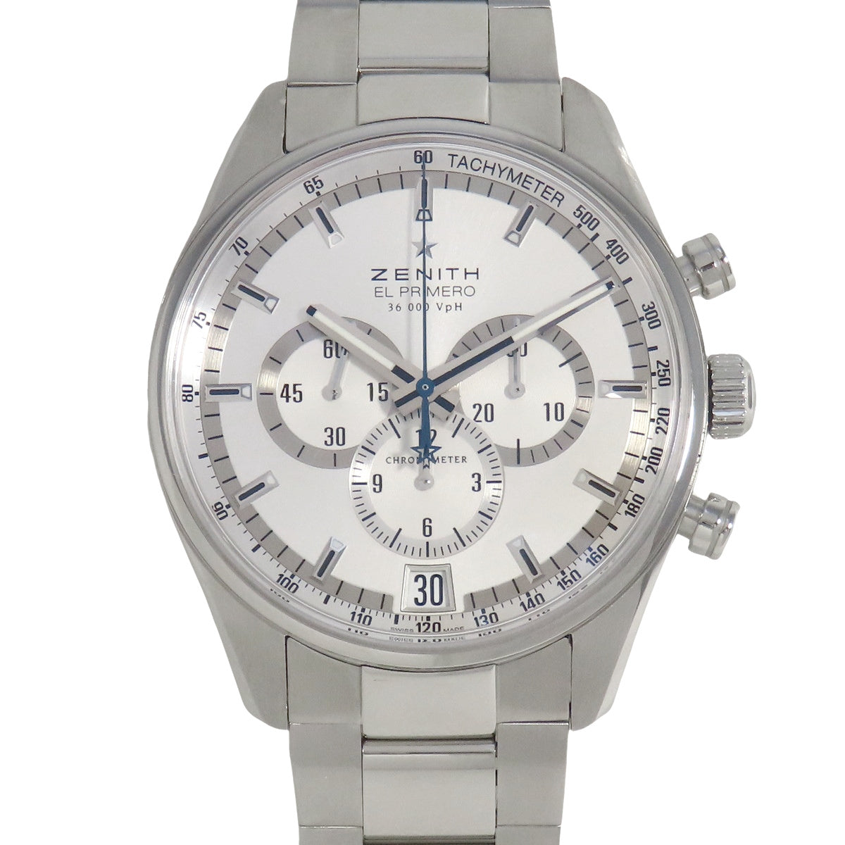 クロノマスター エル・プリメロ 03.2040.400 SS シルバー 自動巻き メンズ