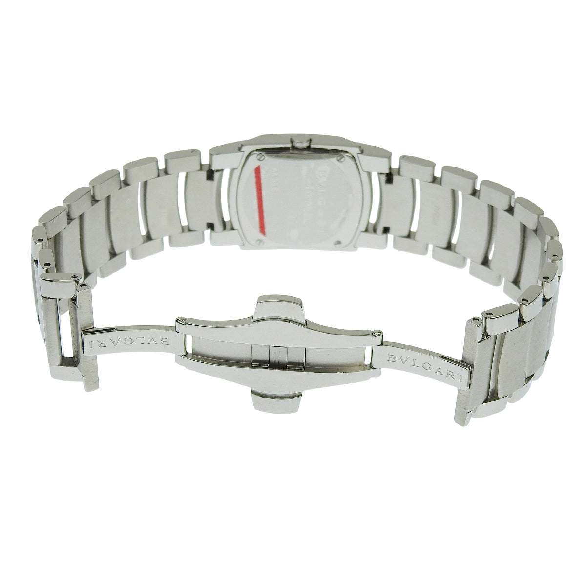 Ashoma AA35S SS Black Side Bezel Diamond Quartz Women's