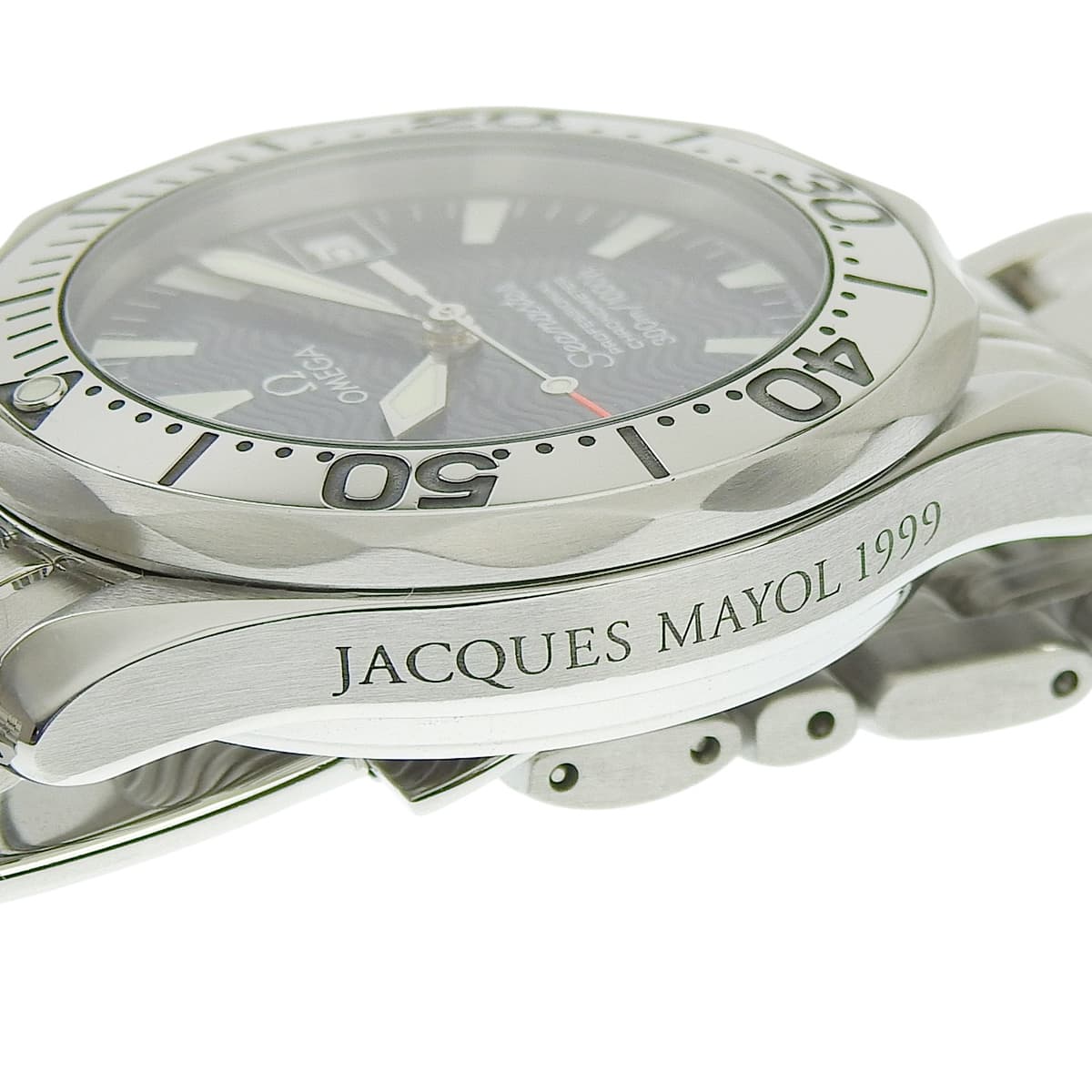 Seamaster 300 Jacques Mayol 1999 Limited Edition of 3,500 pieces 2554.80.00 Stainless Steel Blue Automatic Men's