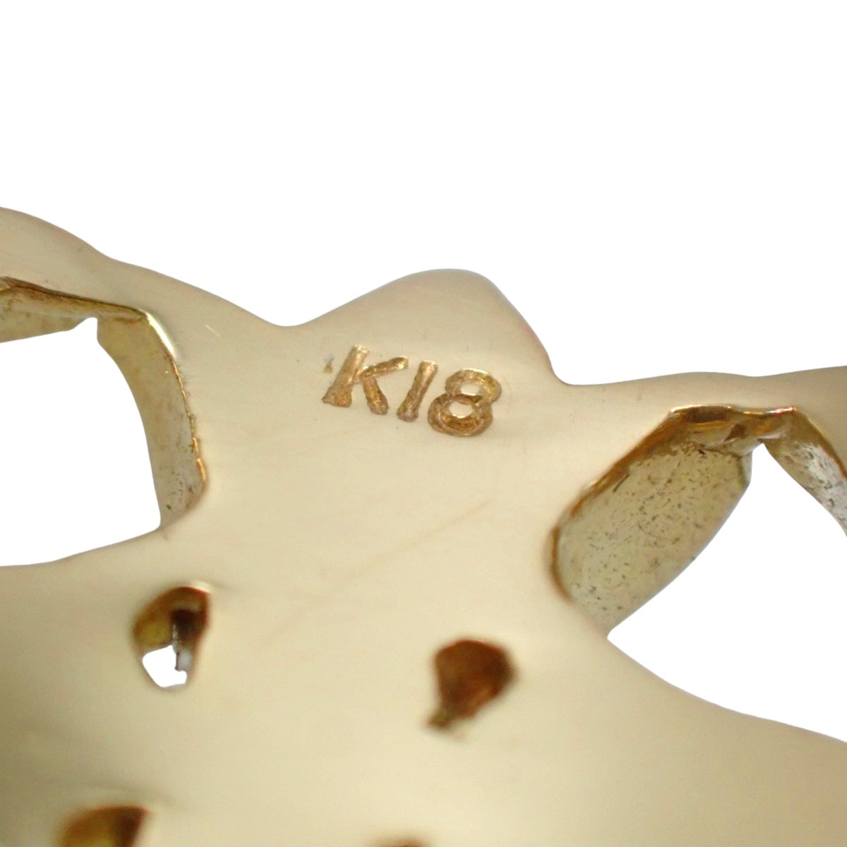 十字形钻石戒指,D0.45,18K黄金,19.3克