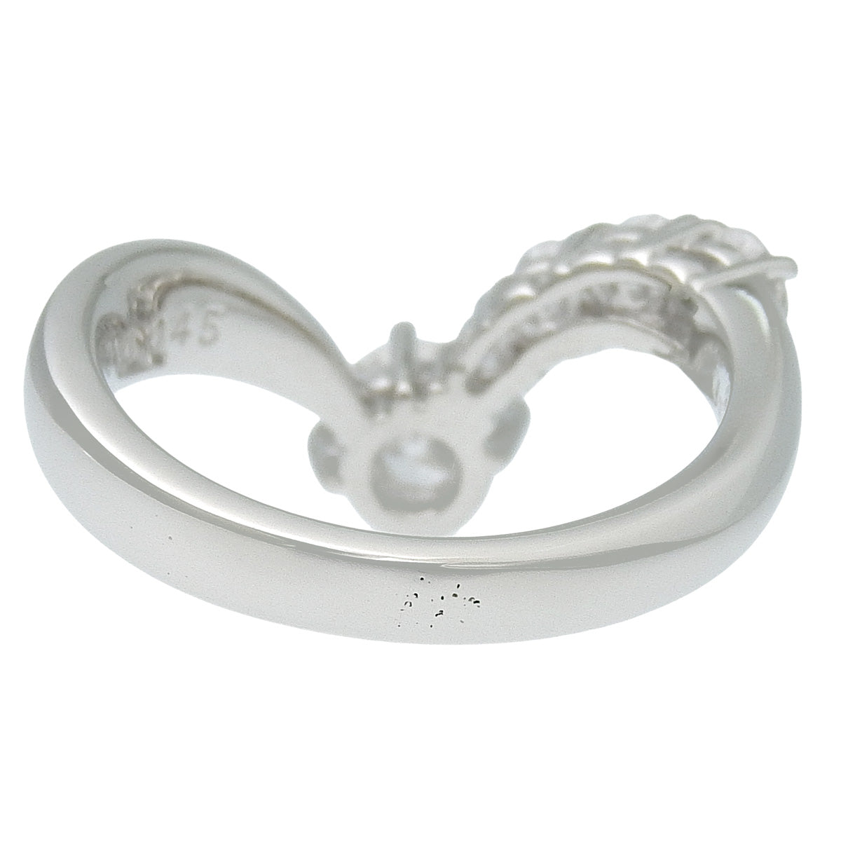 Diamond Ring D0.55,0.45 Platinum Pt900