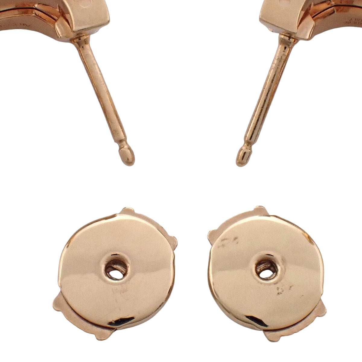 B.zero1 Legend Earrings Diamond K18PG 7.8g