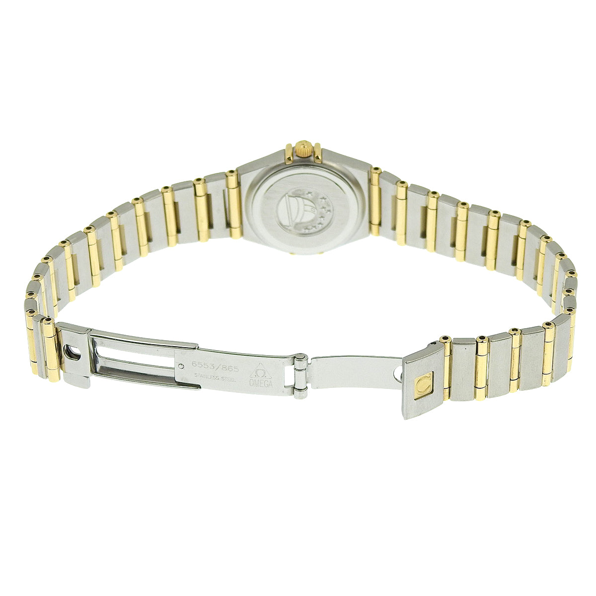 Constellation 1262.70 K18 x SS 表壳 白色石英女表