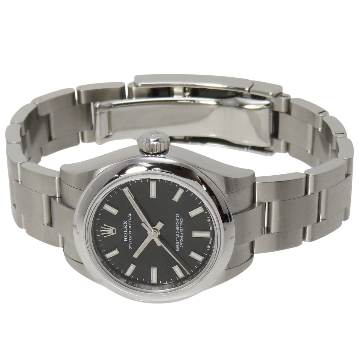 Oyster Perpetual 28 276200 SS Random Number Black Automatic