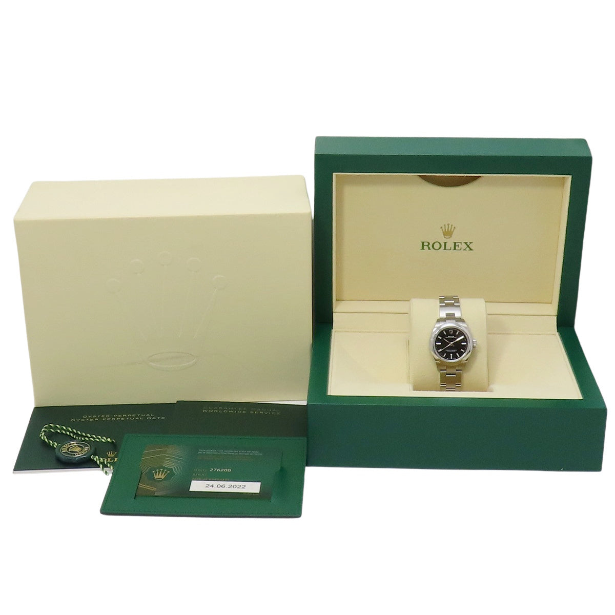 Oyster Perpetual 28 276200 SS Random Number Black Automatic