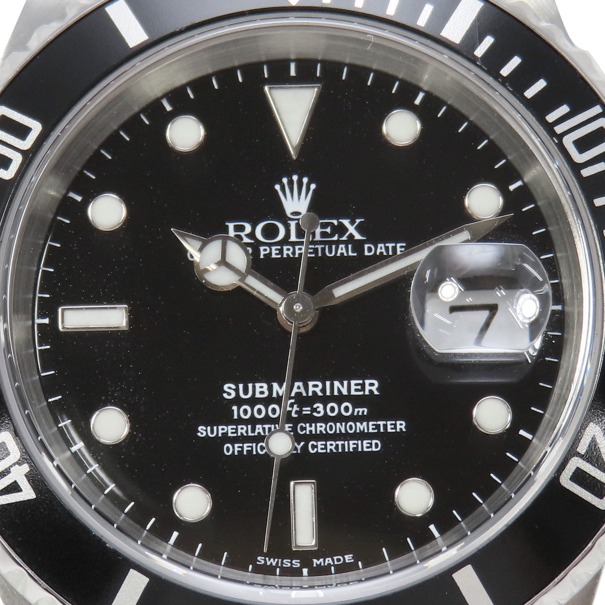 Submariner Date 16610 SS K-number Black Automatic Men's