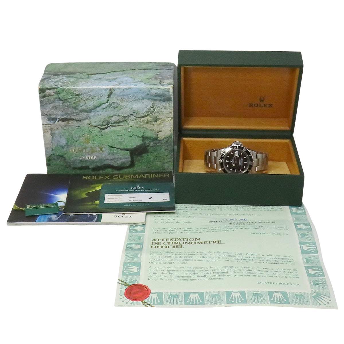 Submariner Date 16610 SS K-number Black Automatic Men's