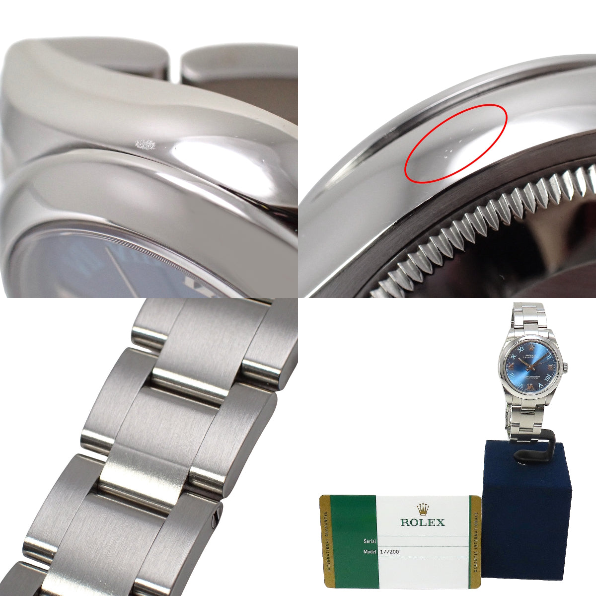 Oyster Perpetual 31 177200 SS Random Number Azzurro Blue Automatic Women's