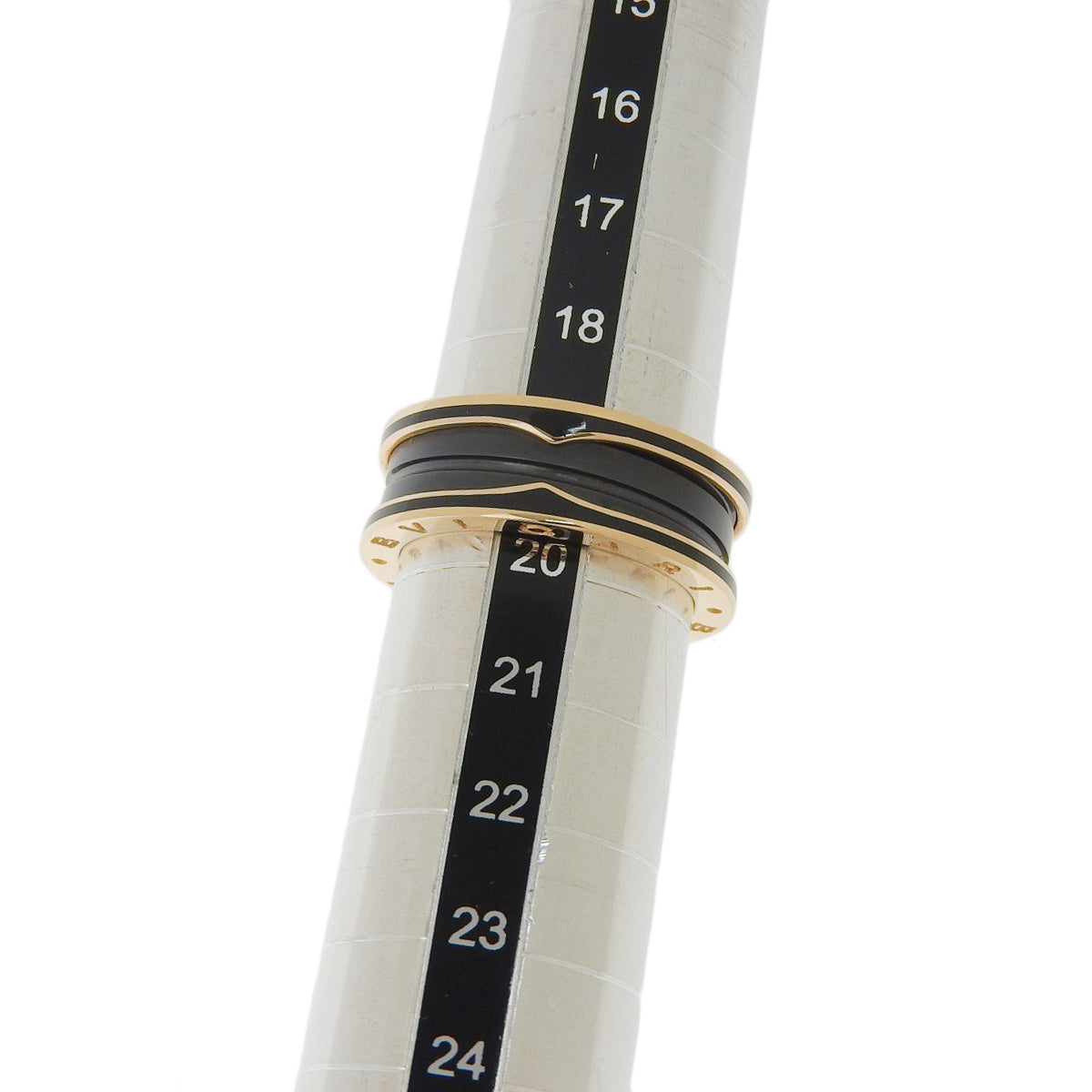 ビー・ゼロワン リング ピンクゴールド K18PG セラミック CE