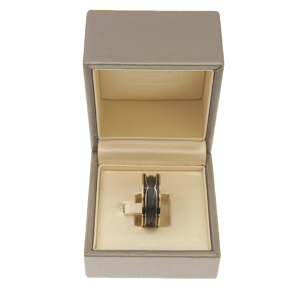 ビー・ゼロワン リング ピンクゴールド K18PG セラミック CE