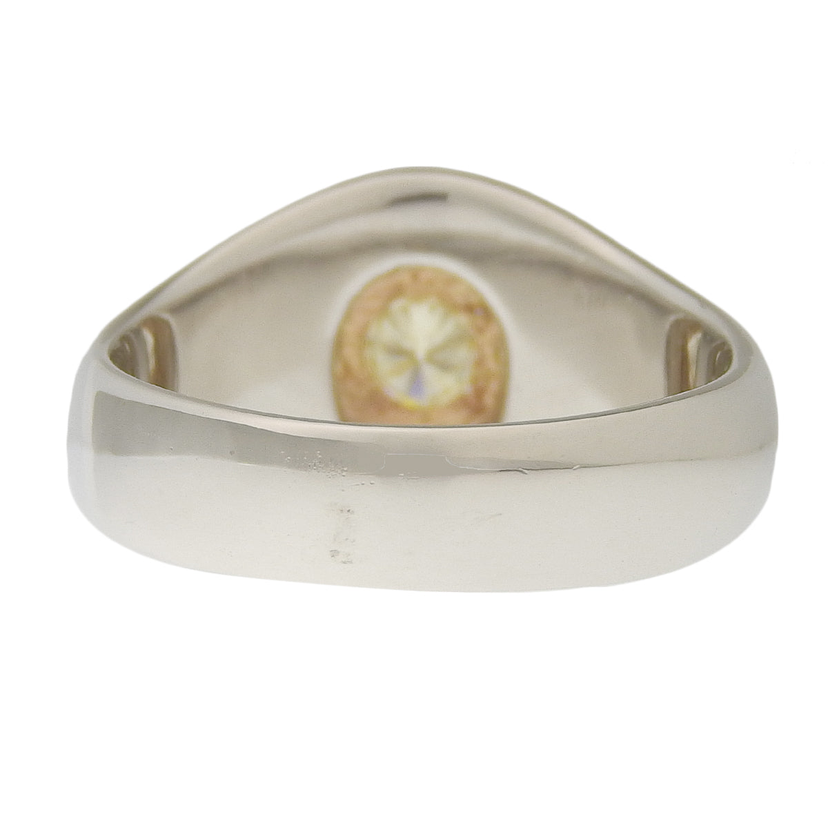 印台 ダイヤモンドリング D0.201 プラチナ Pt950 ピンクゴールド K18PG