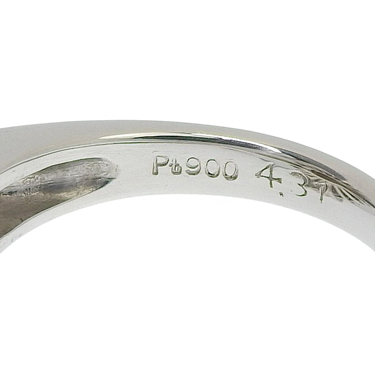 ブラックオパール ダイヤモンド リング BOP4.31/D0.62 プラチナ Pt900 9.3g