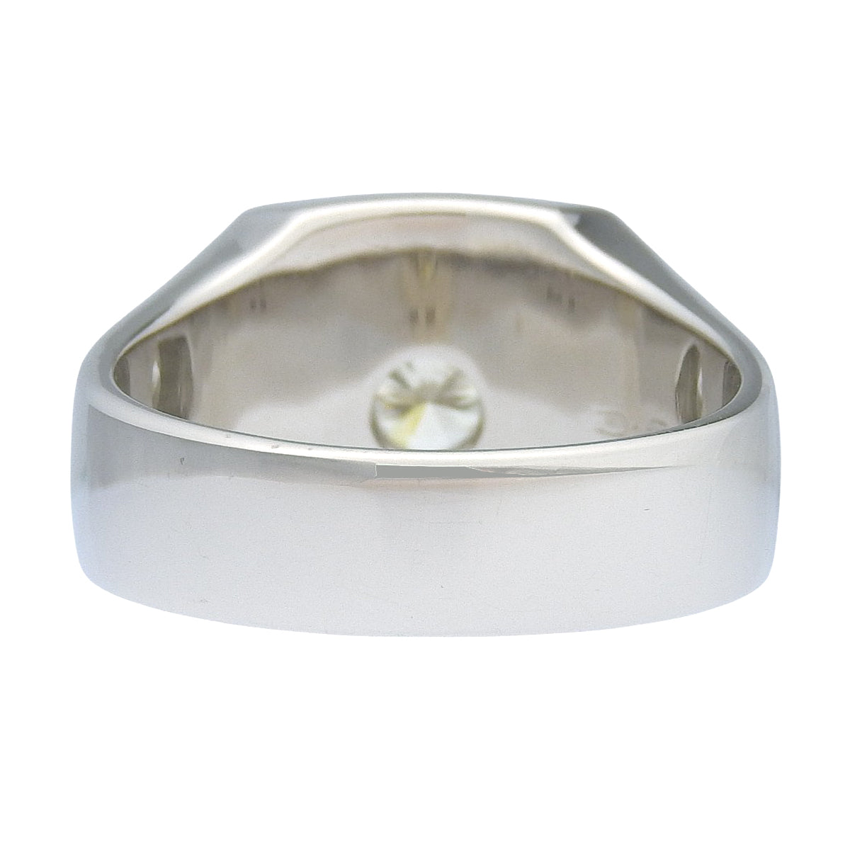 ダイヤモンド 印台 リング プラチナ Pt900