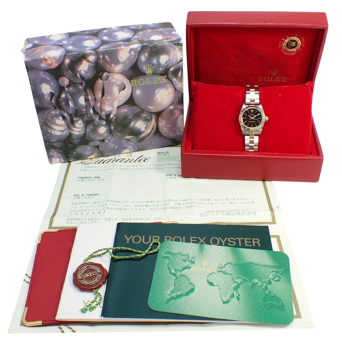 蚝式恒动76193黄金/精钢P系列自动上链女表