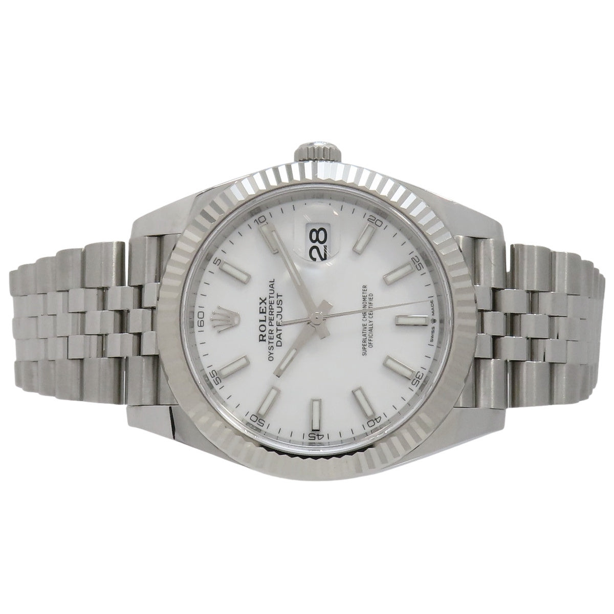 Datejust 41 126334 白金/不锈钢 随机编号 白色 自动男士腕表