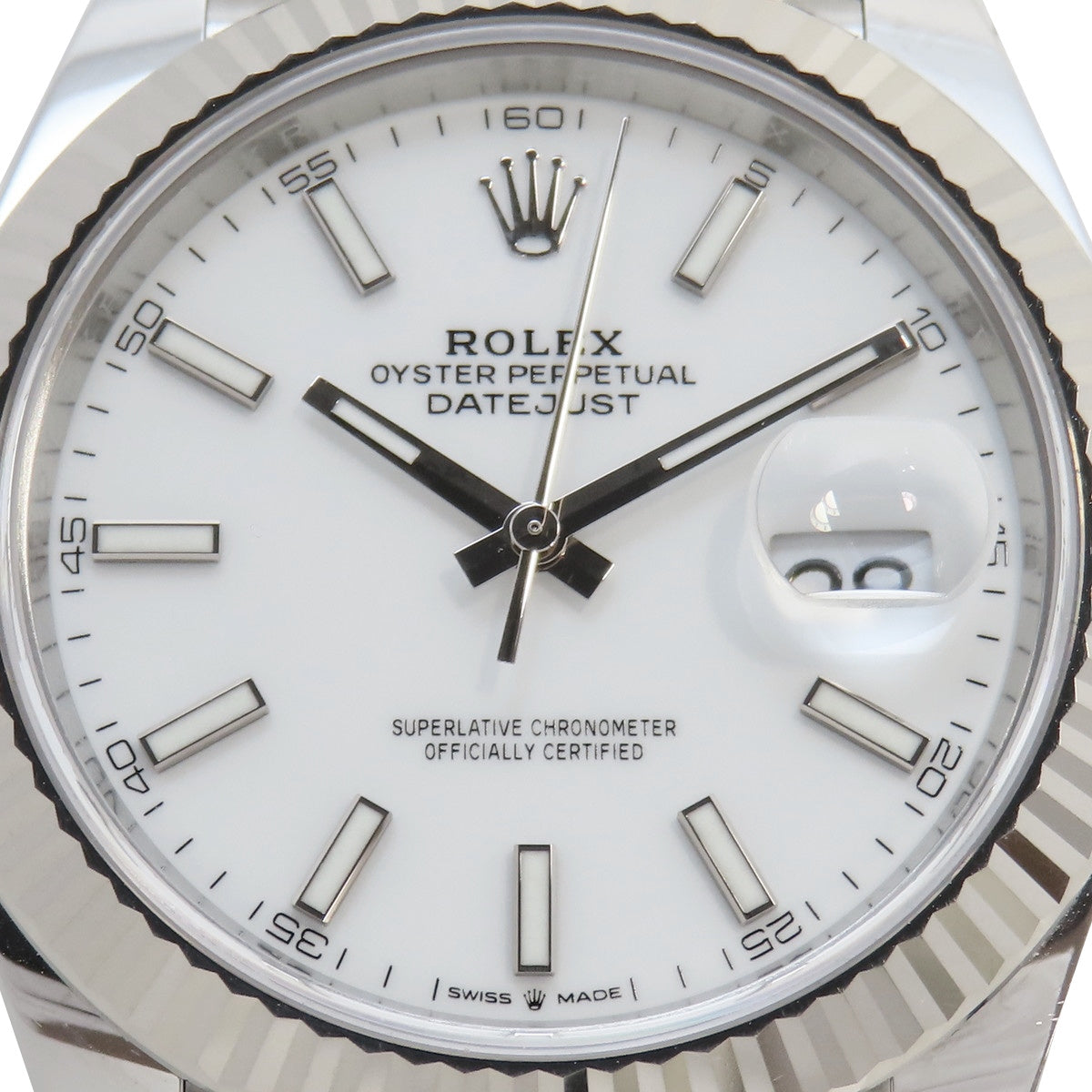 Datejust 41 126334 White Gold/Stainless Steel Random Number White Automatic Men's