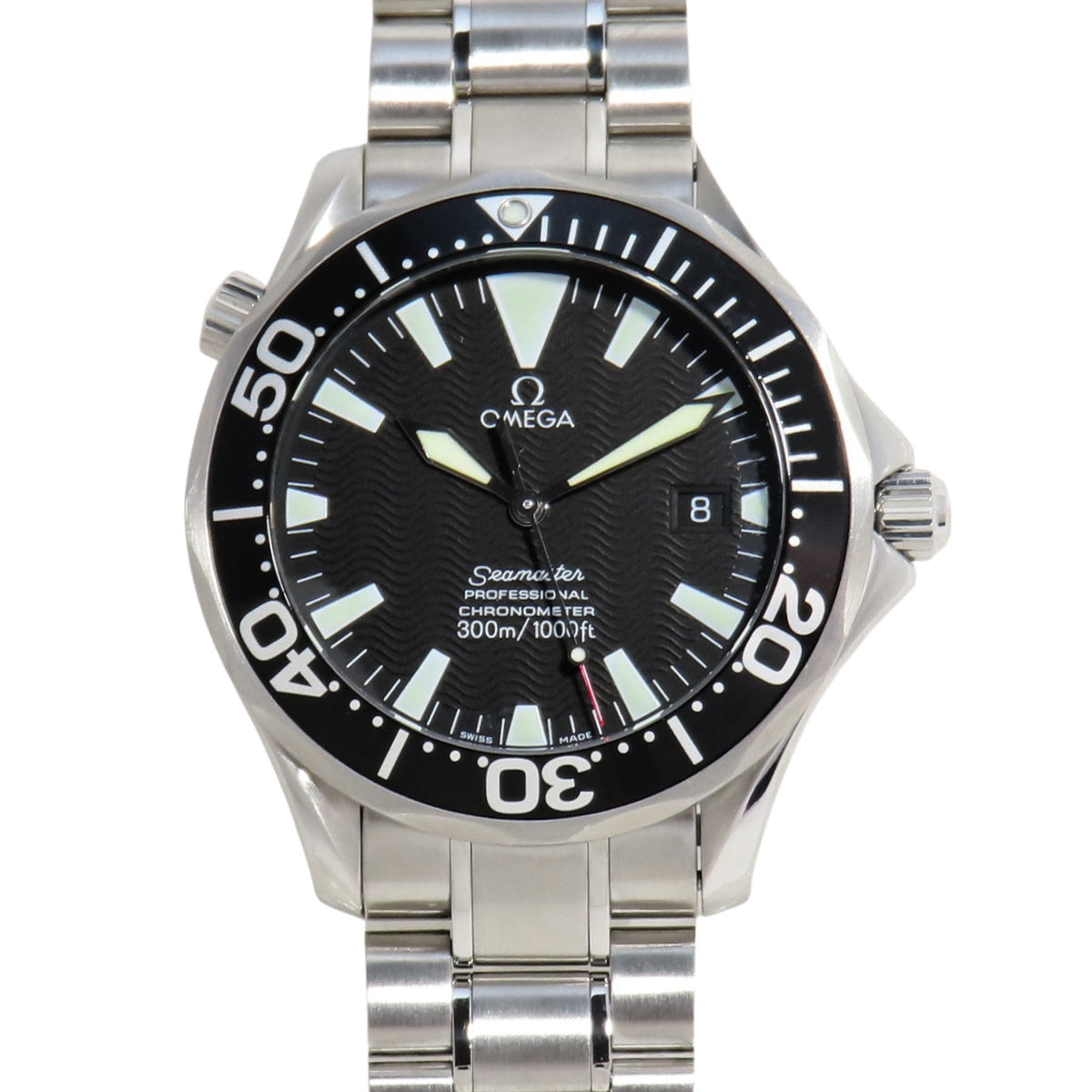 海马系列专业300米腕表 2254.50.00 SS 黑色自动机械男款