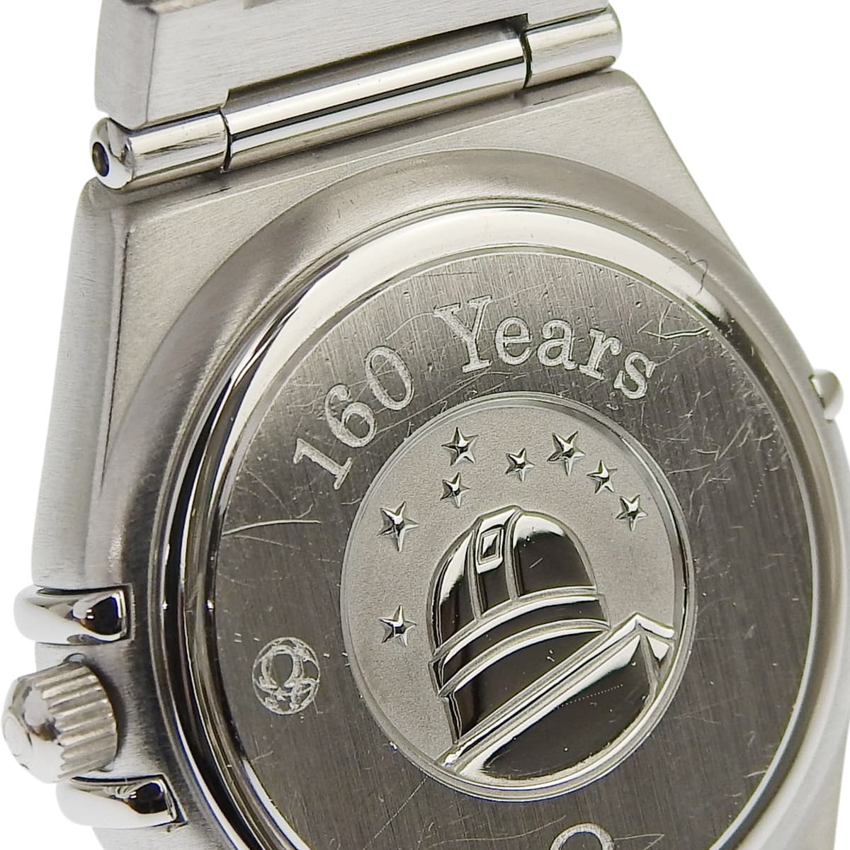 コンステレーション 160周年記念 111.15.23.60.55.001 SS シェル文字盤 12PD ベゼルダイヤ クオーツ レディース