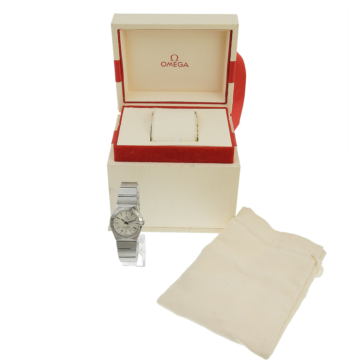 星座系列 SS 银色石英男士腕表