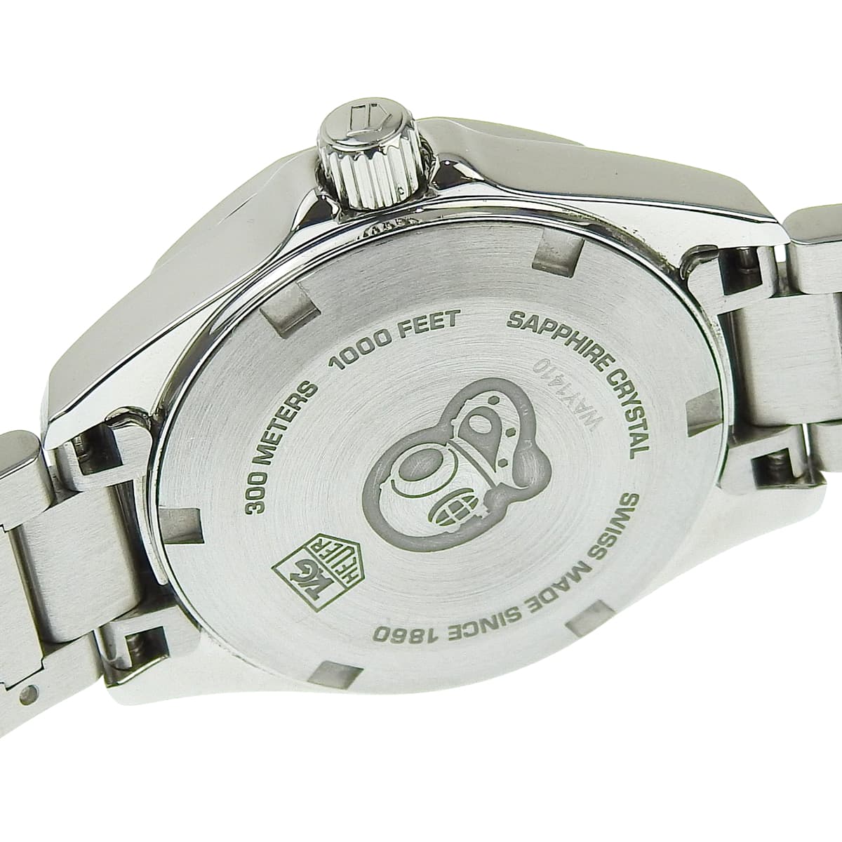 アクアレーサー WAY1410.BA0920 SS ブラック クオーツ レディース