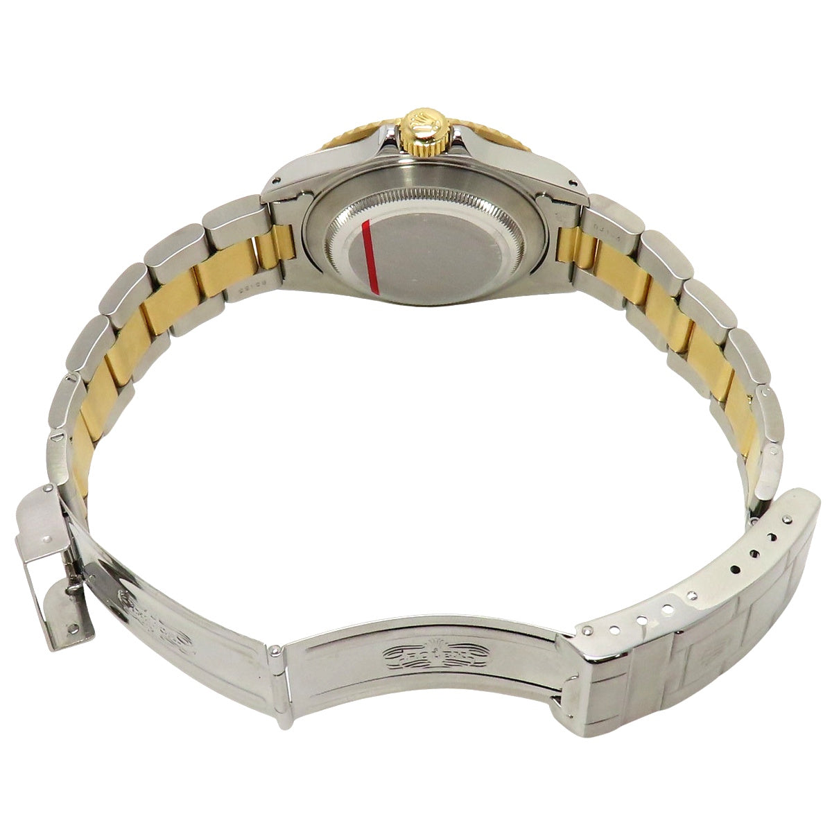 Submariner Date Tritium 16613 YG/SS S-number Black Automatic Men's